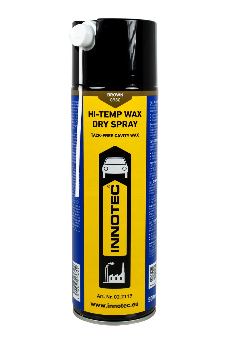 Hi-Temp Wax Dry Spray Brown image